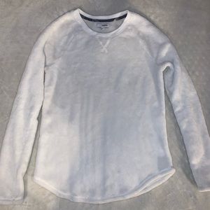 Fuzzy Sherpa crewneck sweatshirt
